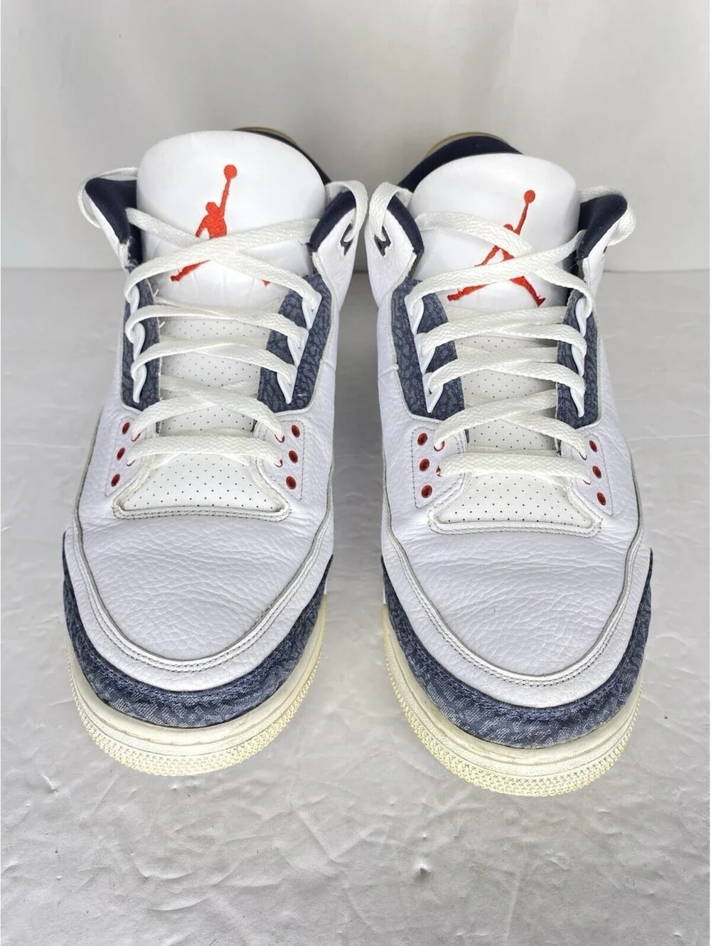 Air Jordan 3 Retro SE Men's Size 15 Sneakers Fire Red Denim, 2020 CZ6431-100